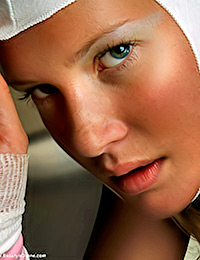 Stunning blonde Sarah K decides to do some sports and Beauty is Divine get some photos of her during this process